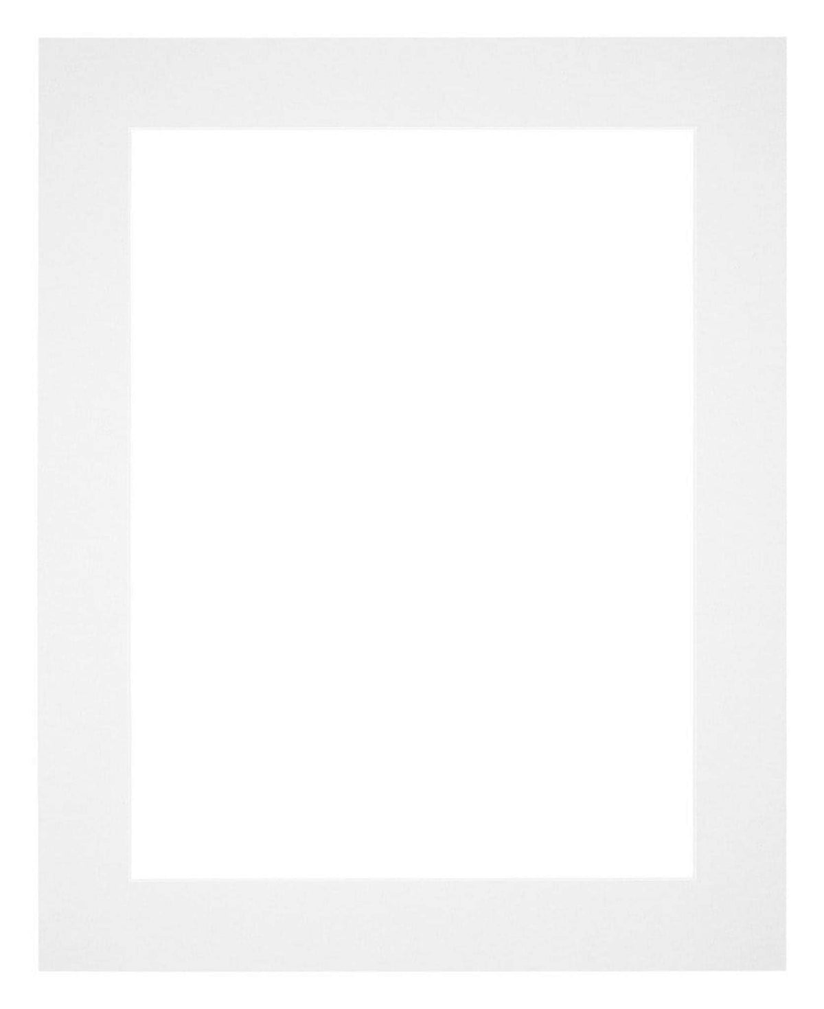 Passe Partout 56x71cm Carton White Edge 5cm Straight Front | Yourdecoration.com