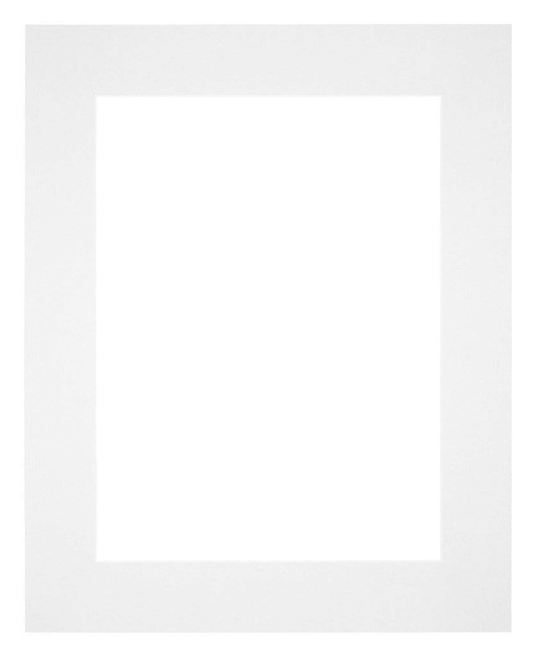 Passe Partout 56x71cm Carton White Edge 6cm Straight Front | Yourdecoration.com