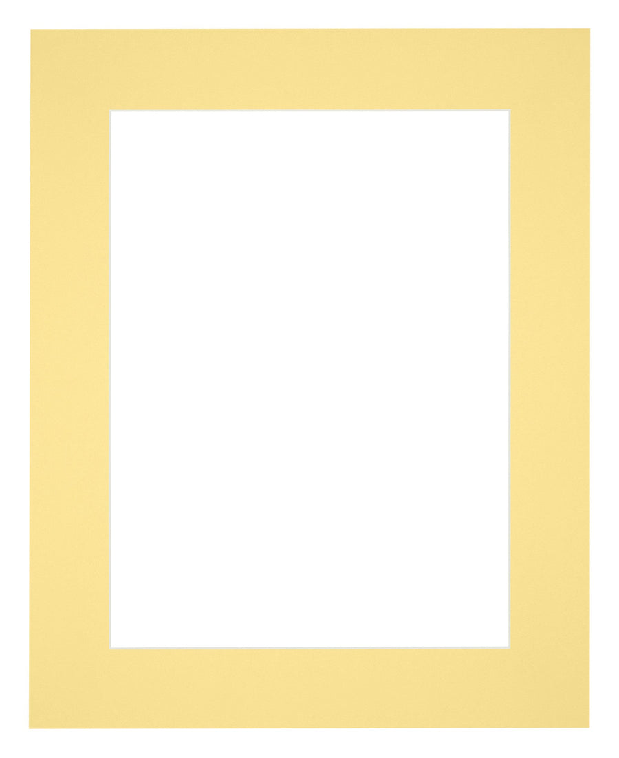 Passe Partout 56x71cm Carton Yellow Edge 6cm Straight Front | Yourdecoration.com