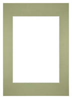 Passe Partout 59-4x84cm A1/A2 Carton Mint Green Edge Straight Front | Yourdecoration.com