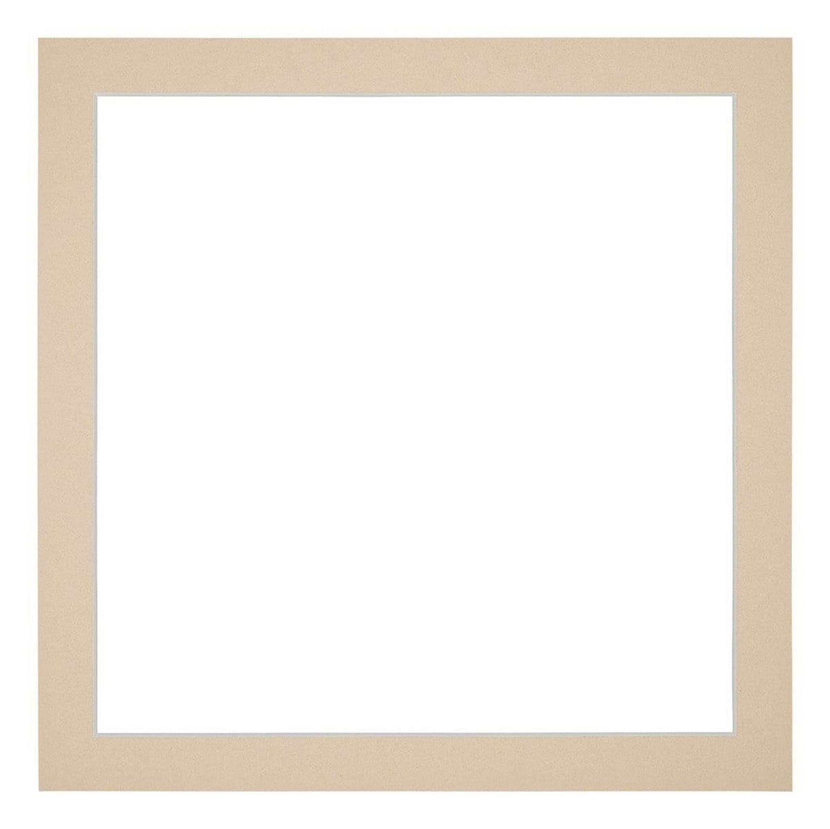 Passe Partout 60x60cm Carton Beige Edge 3cm Straight Front | Yourdecoration.com