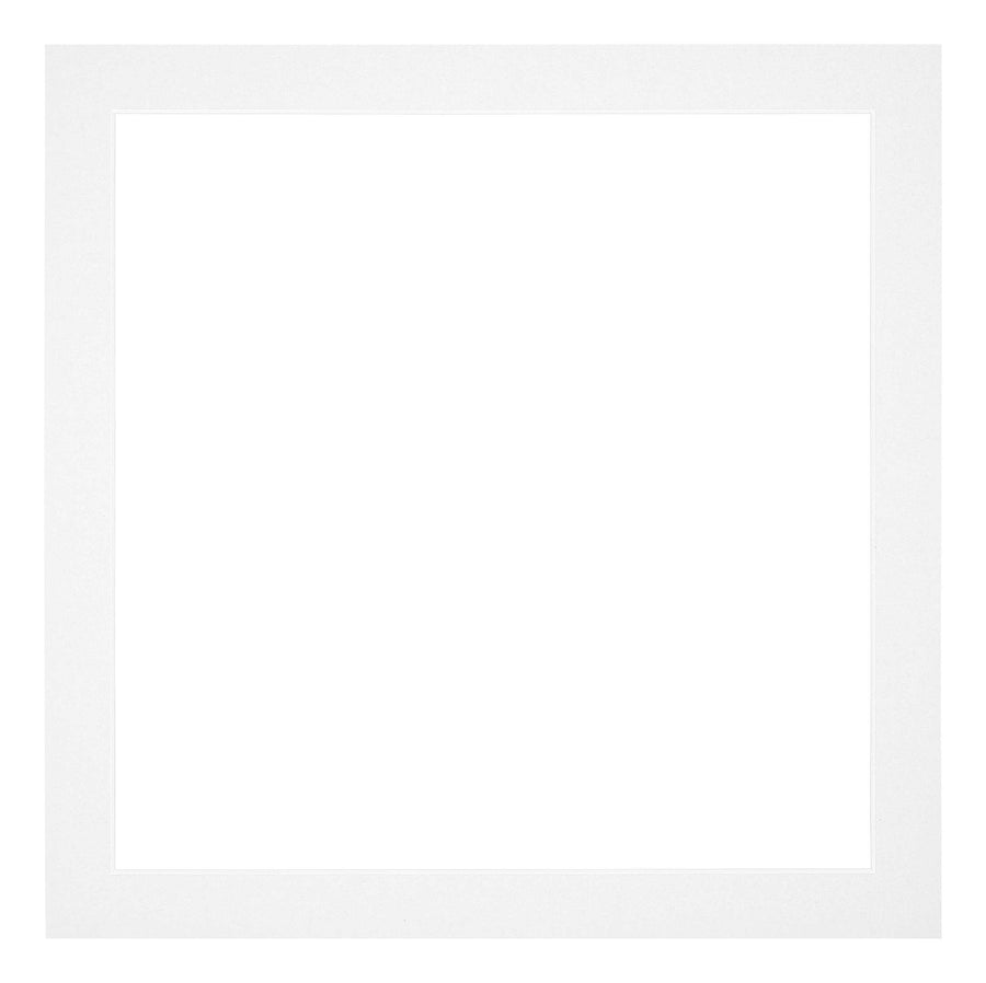 Passe Partout 60x60cm Carton White Edge 3cm Straight Front | Yourdecoration.com