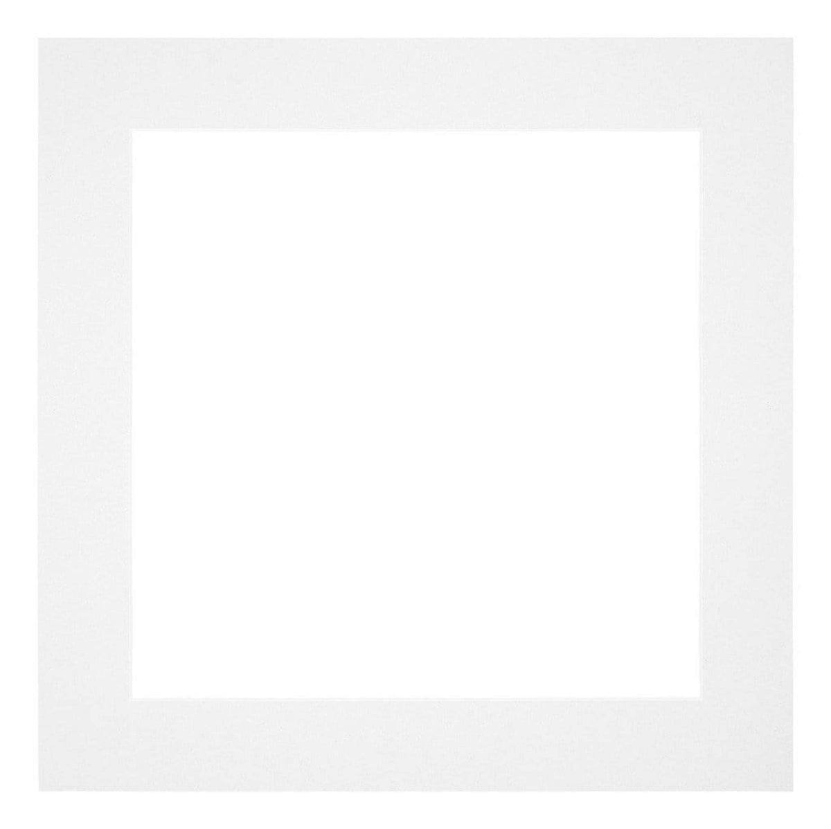 Passe Partout 60x60cm Carton White Edge 5cm Straight Front | Yourdecoration.com