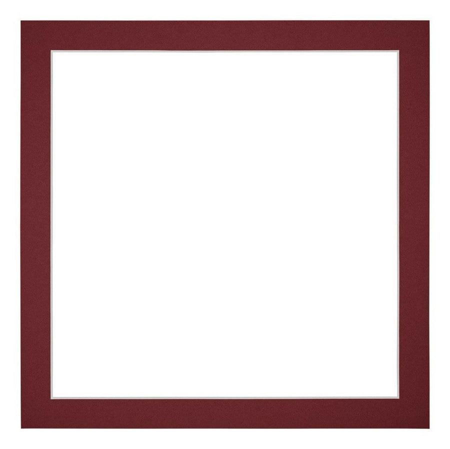 Passe Partout 60x60cm Carton Wine Red Edge 3cm Straight Front | Yourdecoration.com