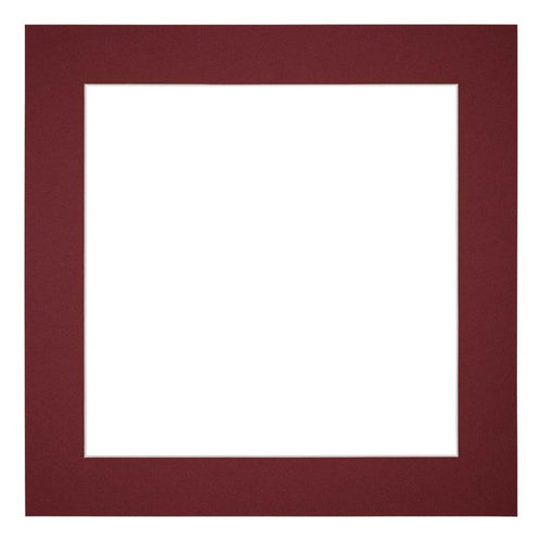 Passe Partout 60x60cm Carton Wine Red Edge 5cm Straight Front | Yourdecoration.com