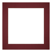 Passe Partout 60x60cm Carton Wine Red Edge 5cm Straight Front | Yourdecoration.com