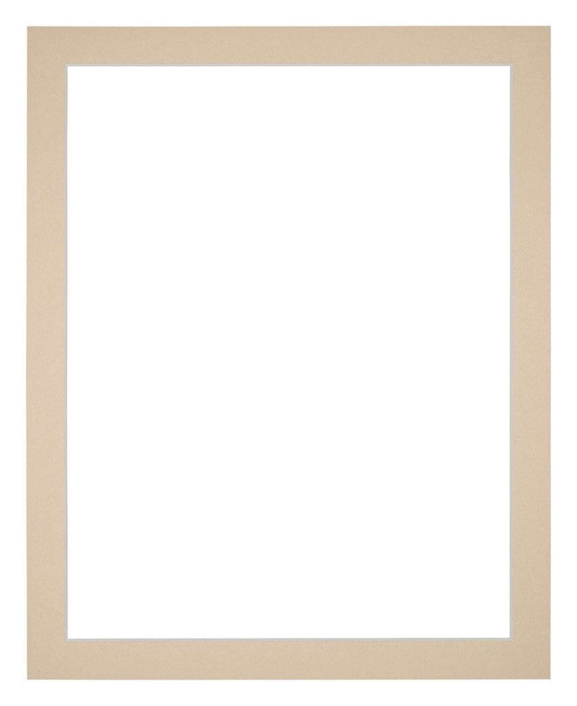 Passe Partout 60x70cm Carton Beige Edge 3cm Straight Front | Yourdecoration.com