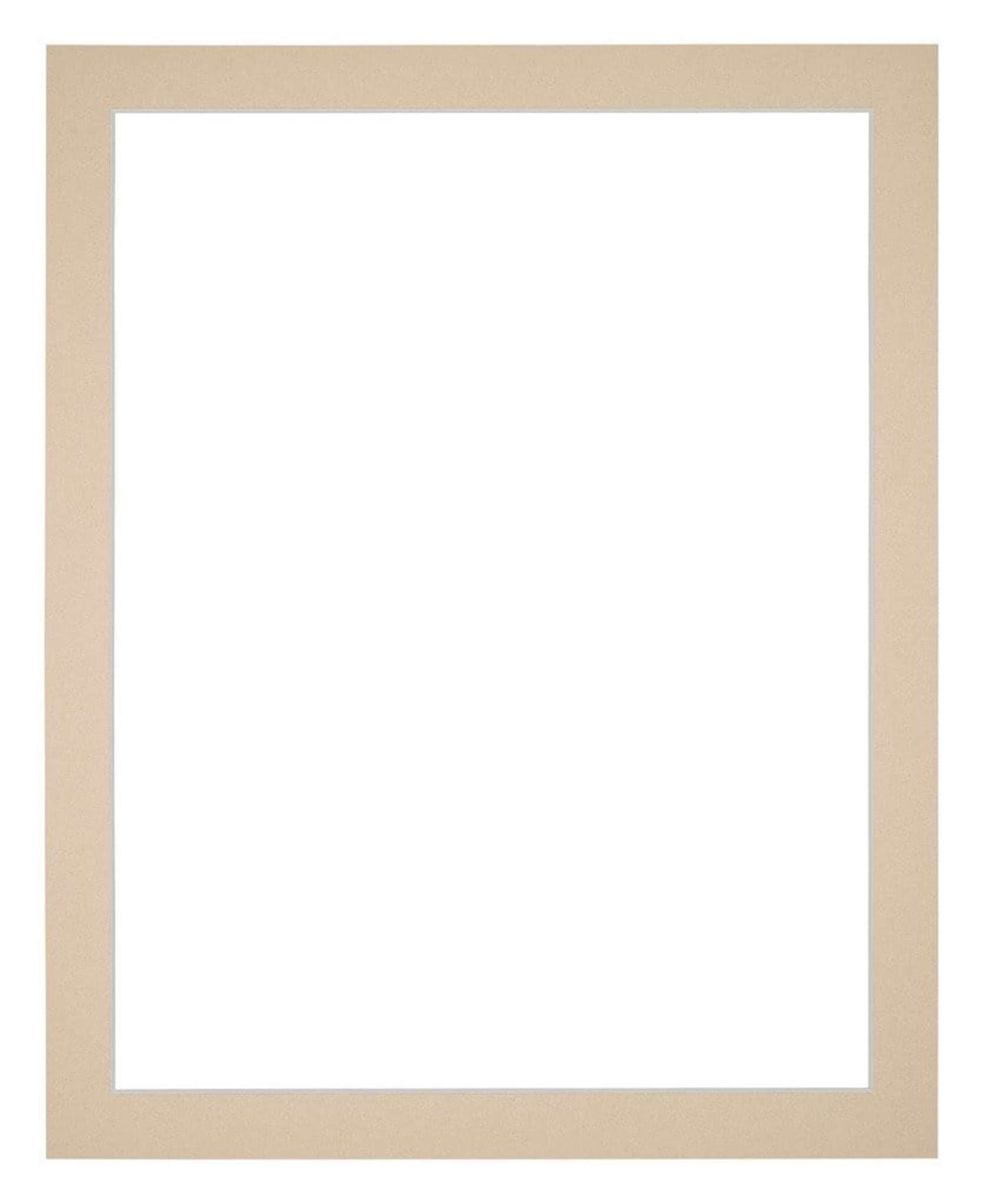Passe Partout 60x70cm Carton Beige Edge 3cm Straight Front | Yourdecoration.com