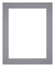 Passe Partout 60x70cm Carton Gray Edge 5cm Straight Front | Yourdecoration.com