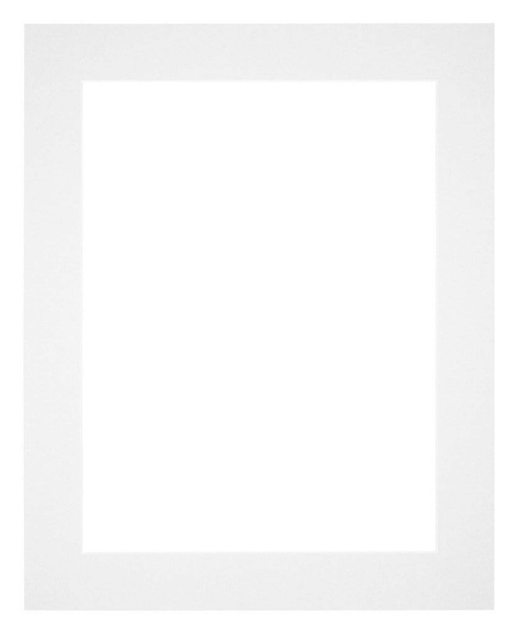 Passe Partout 60x70cm Carton White Edge 5cm Straight Front | Yourdecoration.com