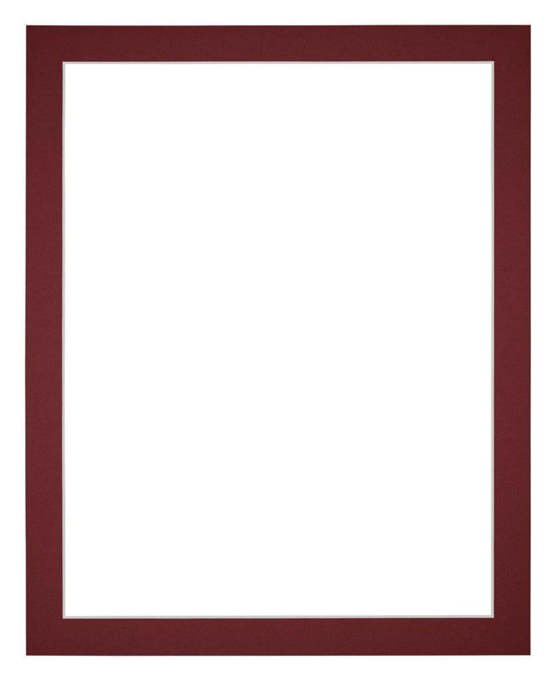 Passe Partout 60x70cm Carton Wine Red Edge 3cm Straight Front | Yourdecoration.com