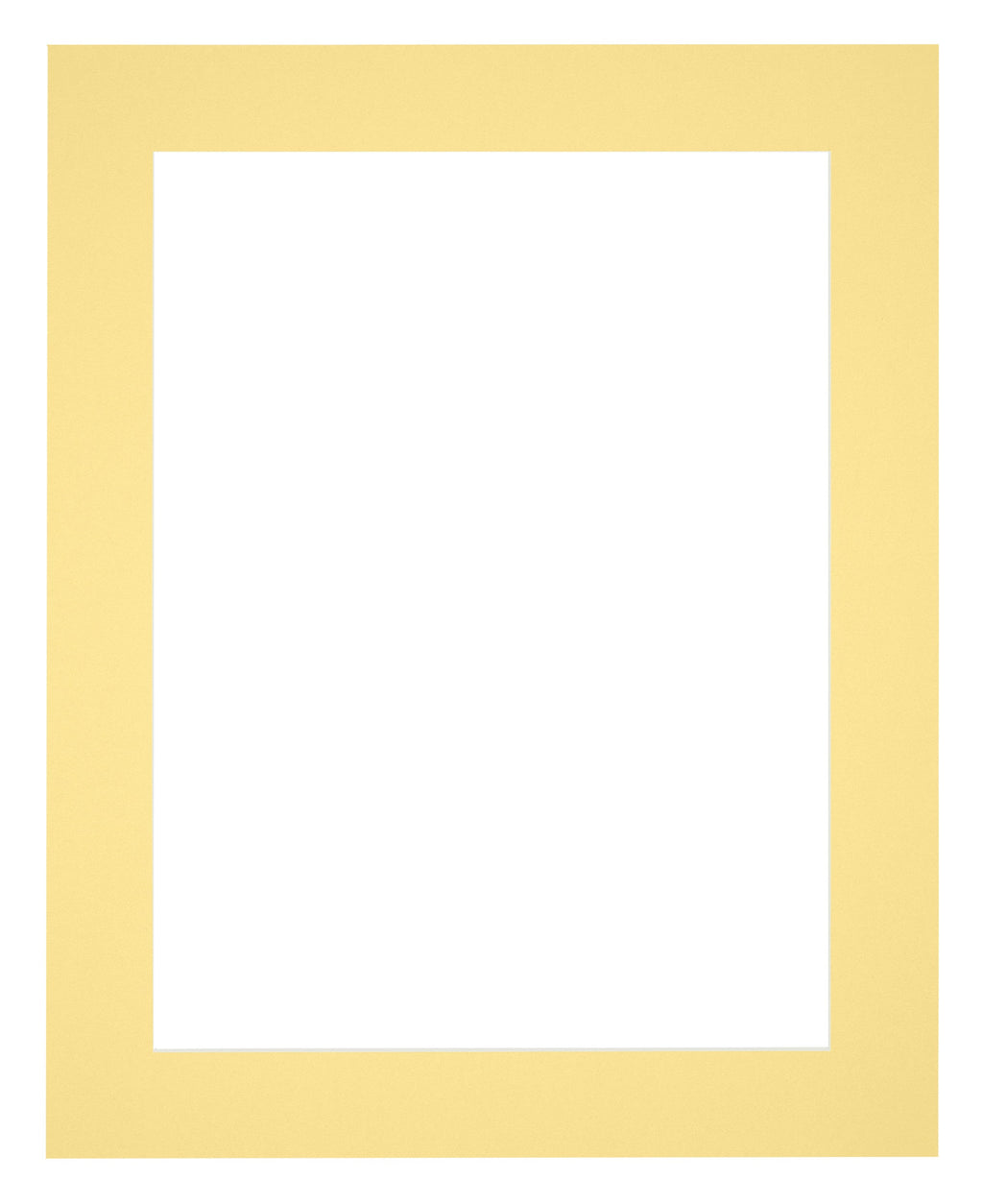 Passe Partout 60x70cm Carton Yellow Edge 5cm Straight Front | Yourdecoration.com