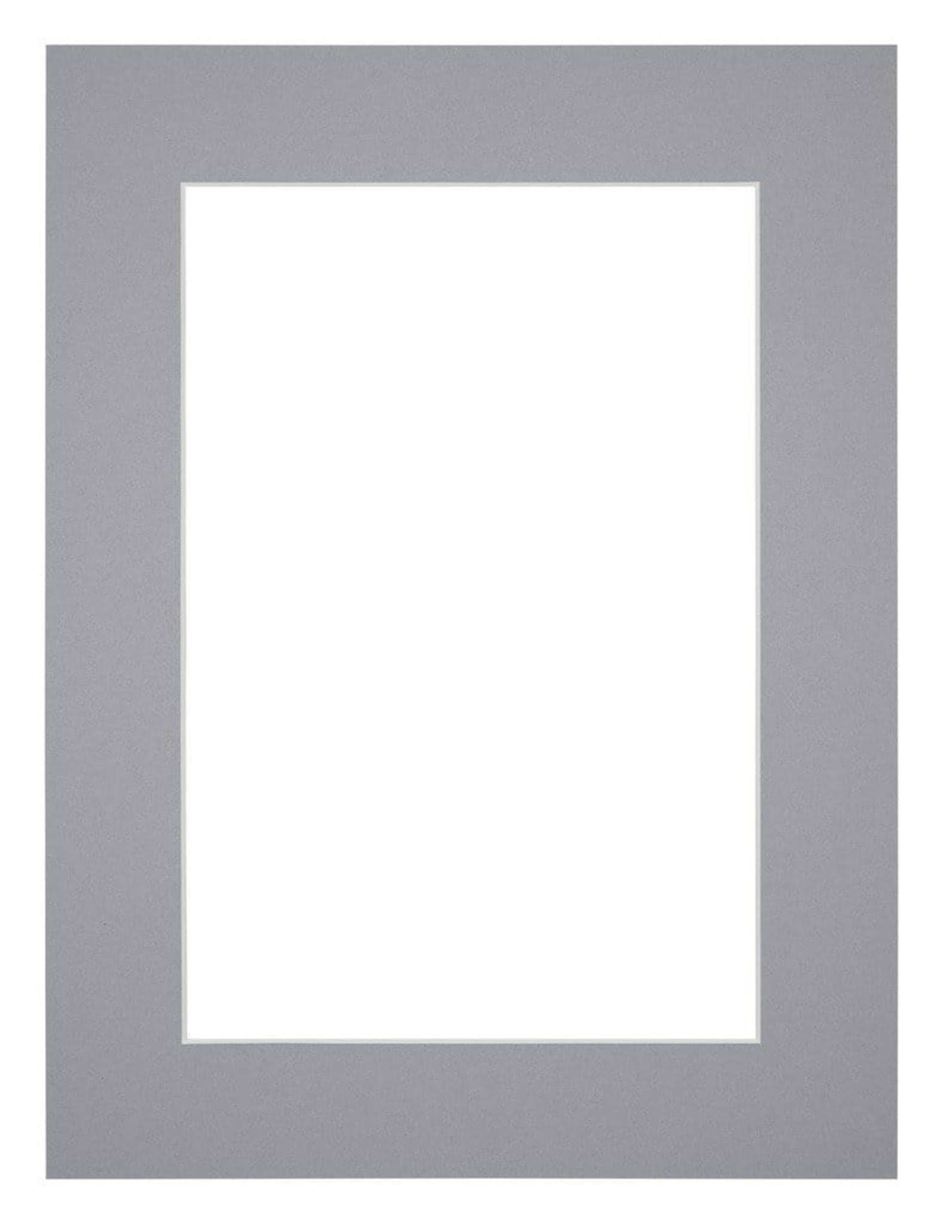 Passe Partout 60x80cm Carton Gray Edge 5cm Straight Front | Yourdecoration.com