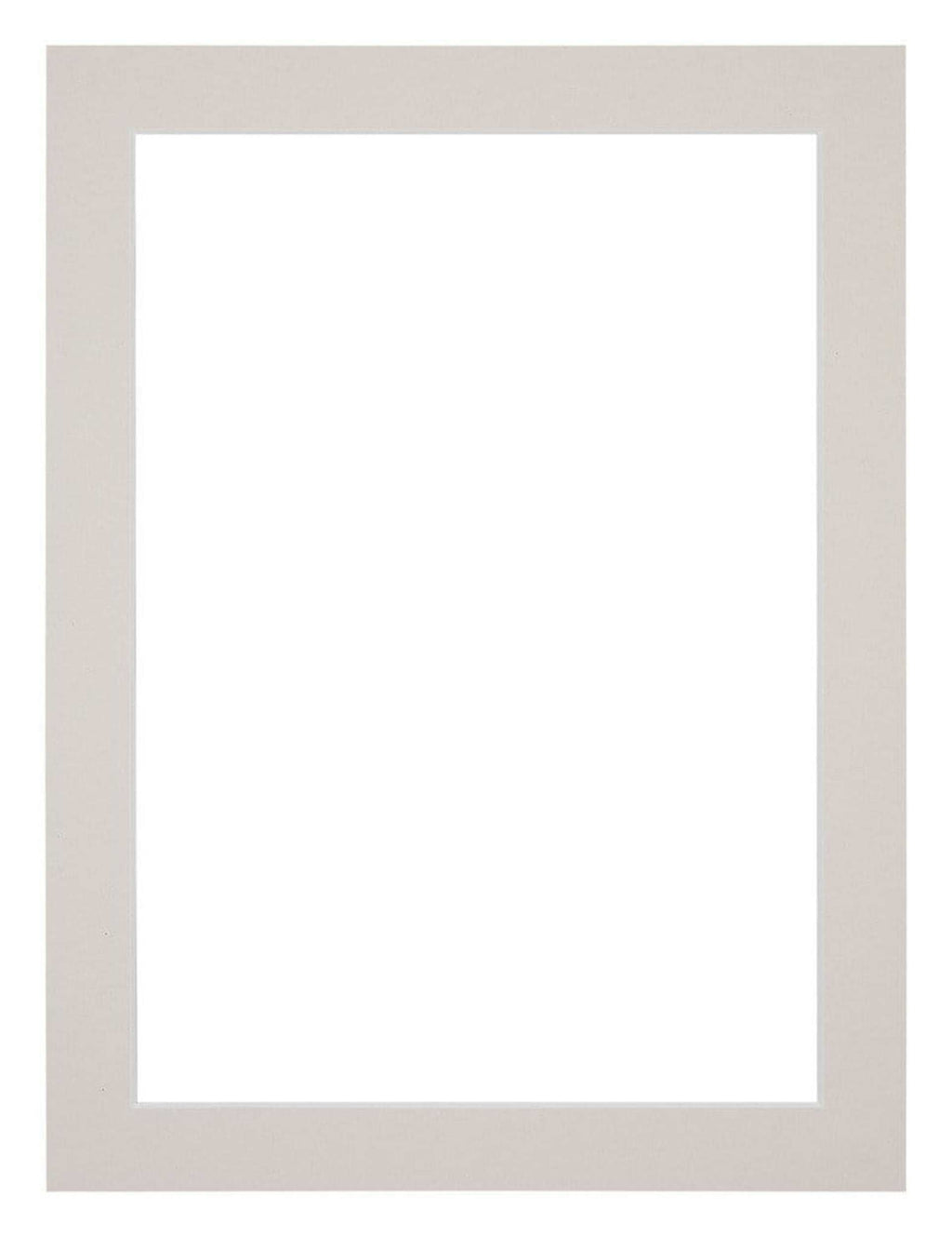 Passe Partout 60x80cm Carton Gray Gray Edge 3cm Straight Front | Yourdecoration.com