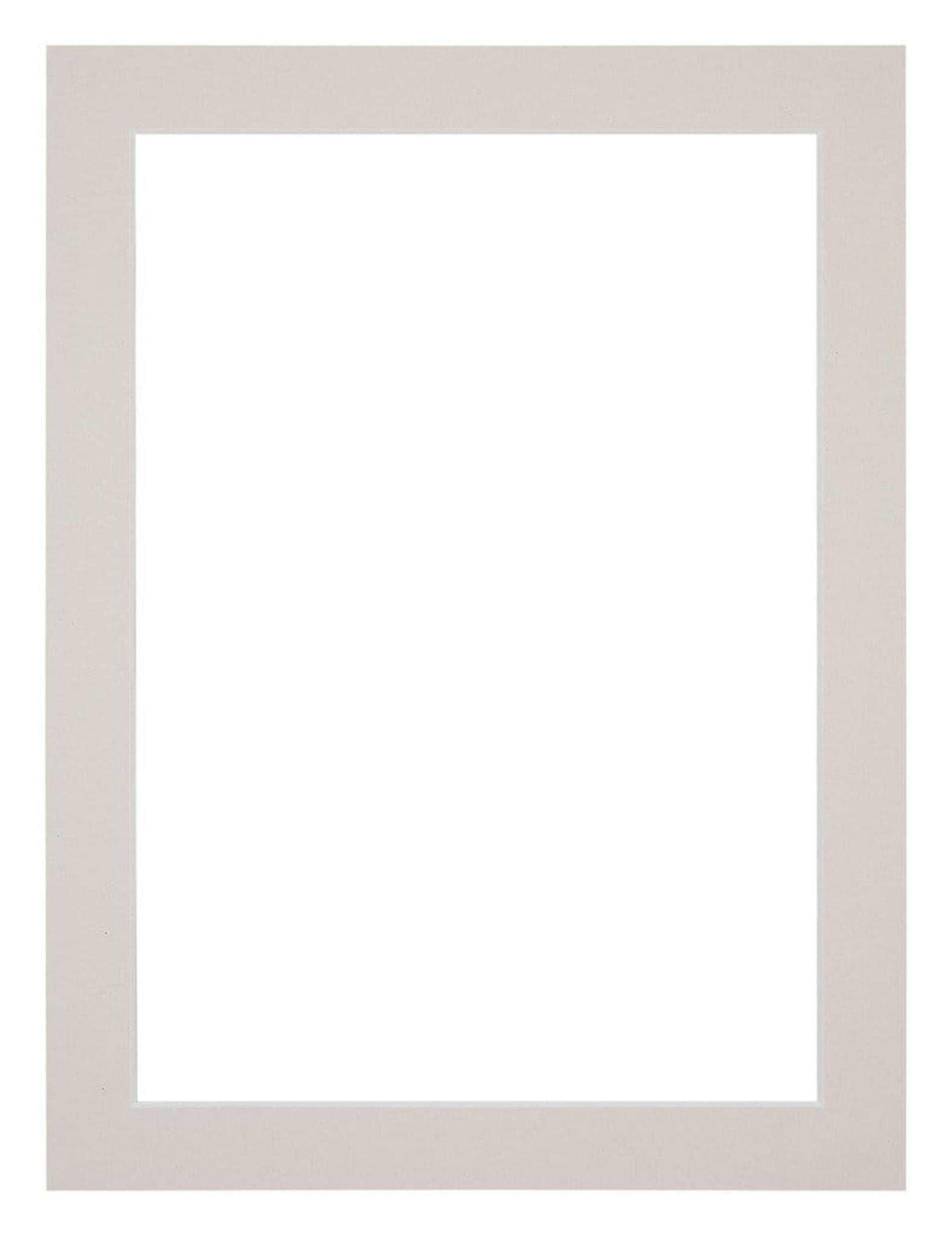 Passe Partout 60x80cm Carton Gray Gray Edge 3cm Straight Front | Yourdecoration.com