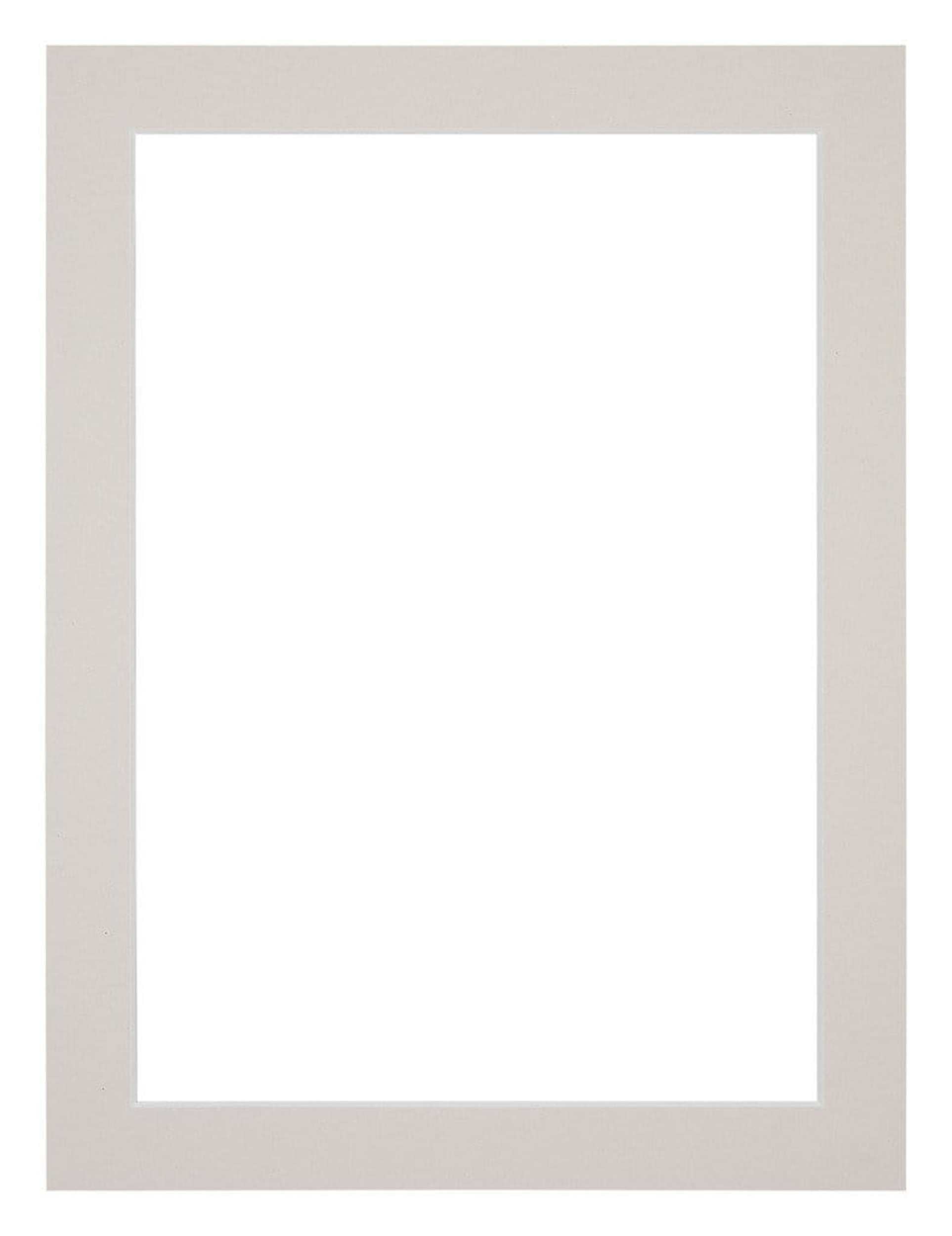 Passe Partout 60x80cm Carton Gray Gray Edge 3cm Straight Front | Yourdecoration.com