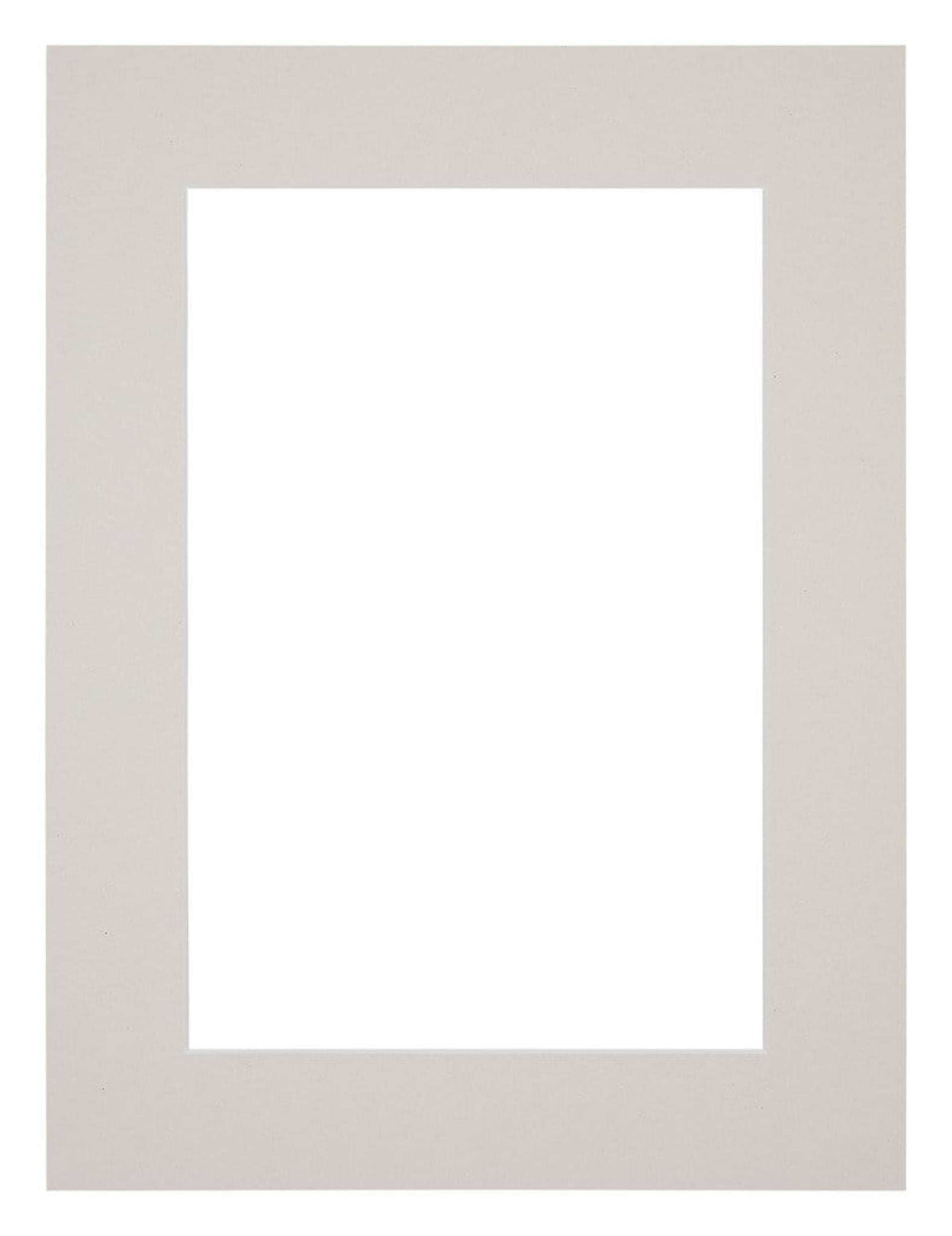 Passe Partout 60x80cm Carton Gray Gray Edge 5cm Straight Front | Yourdecoration.com