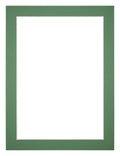 Passe Partout 60x80cm Carton Green Forest Edge 3cm Straight Front | Yourdecoration.com