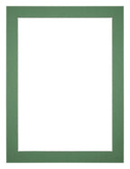 Passe Partout 60x80cm Carton Green Forest Edge 3cm Straight Front | Yourdecoration.com