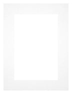 Passe Partout 60x80cm Carton White Edge 5cm Straight Front | Yourdecoration.com