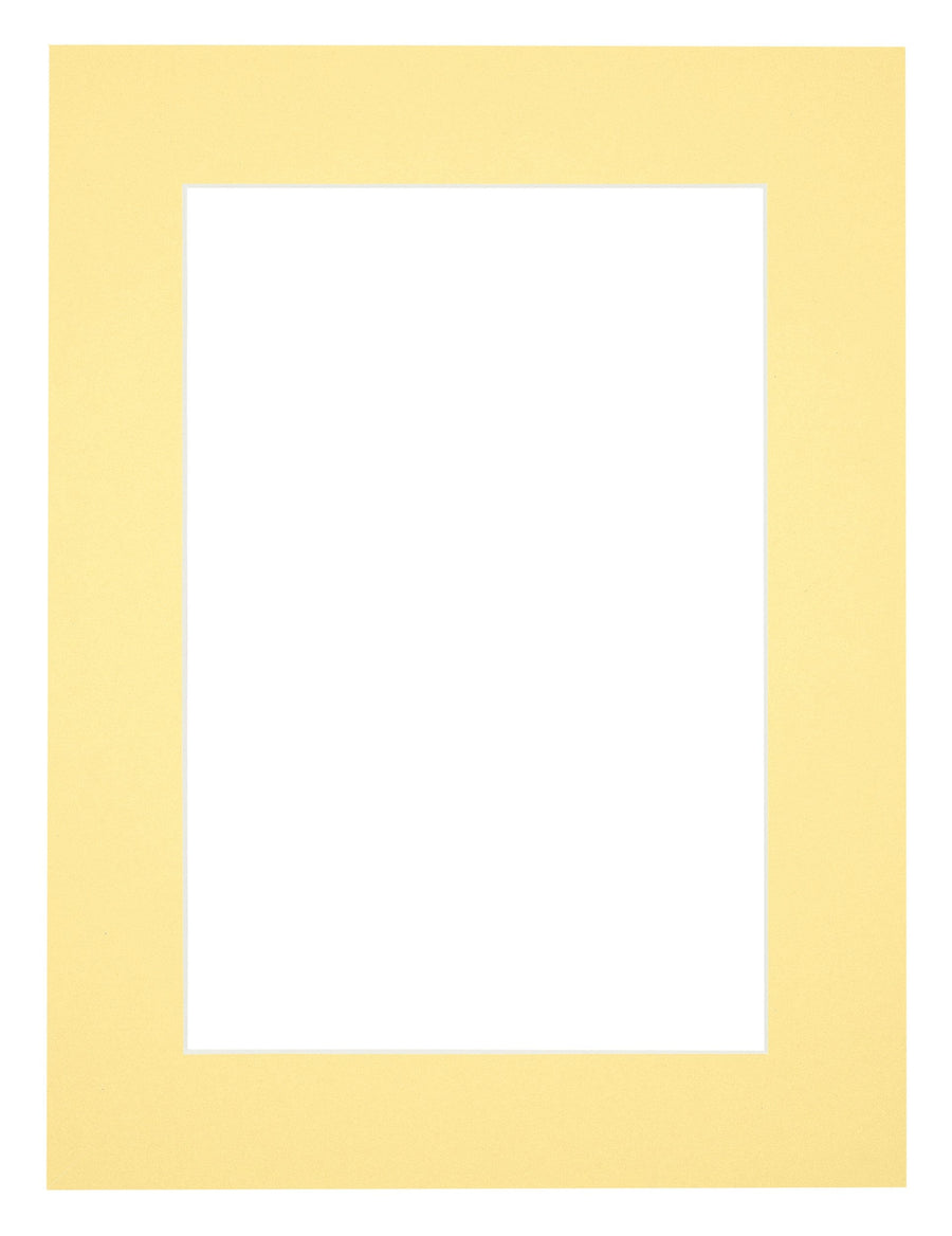 Passe Partout 60x80cm Carton Yellow Edge 5cm Straight Front | Yourdecoration.com