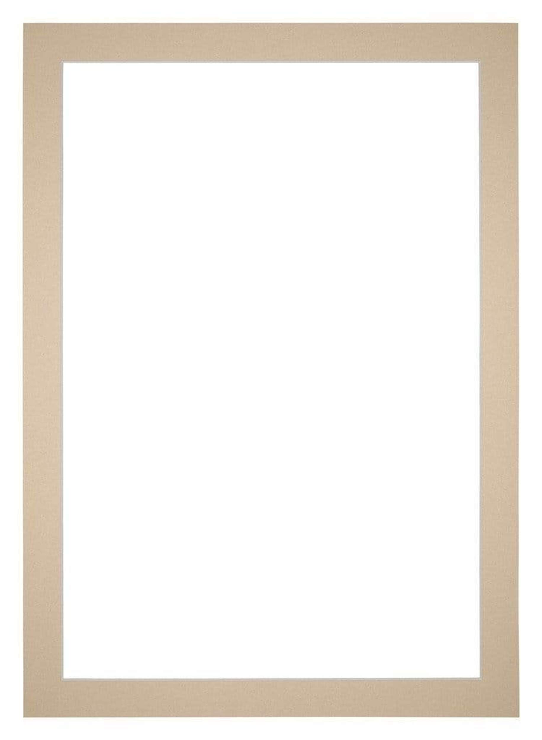 Passe Partout 60x84cm Carton Beige Edge 4cm Straight Front | Yourdecoration.com