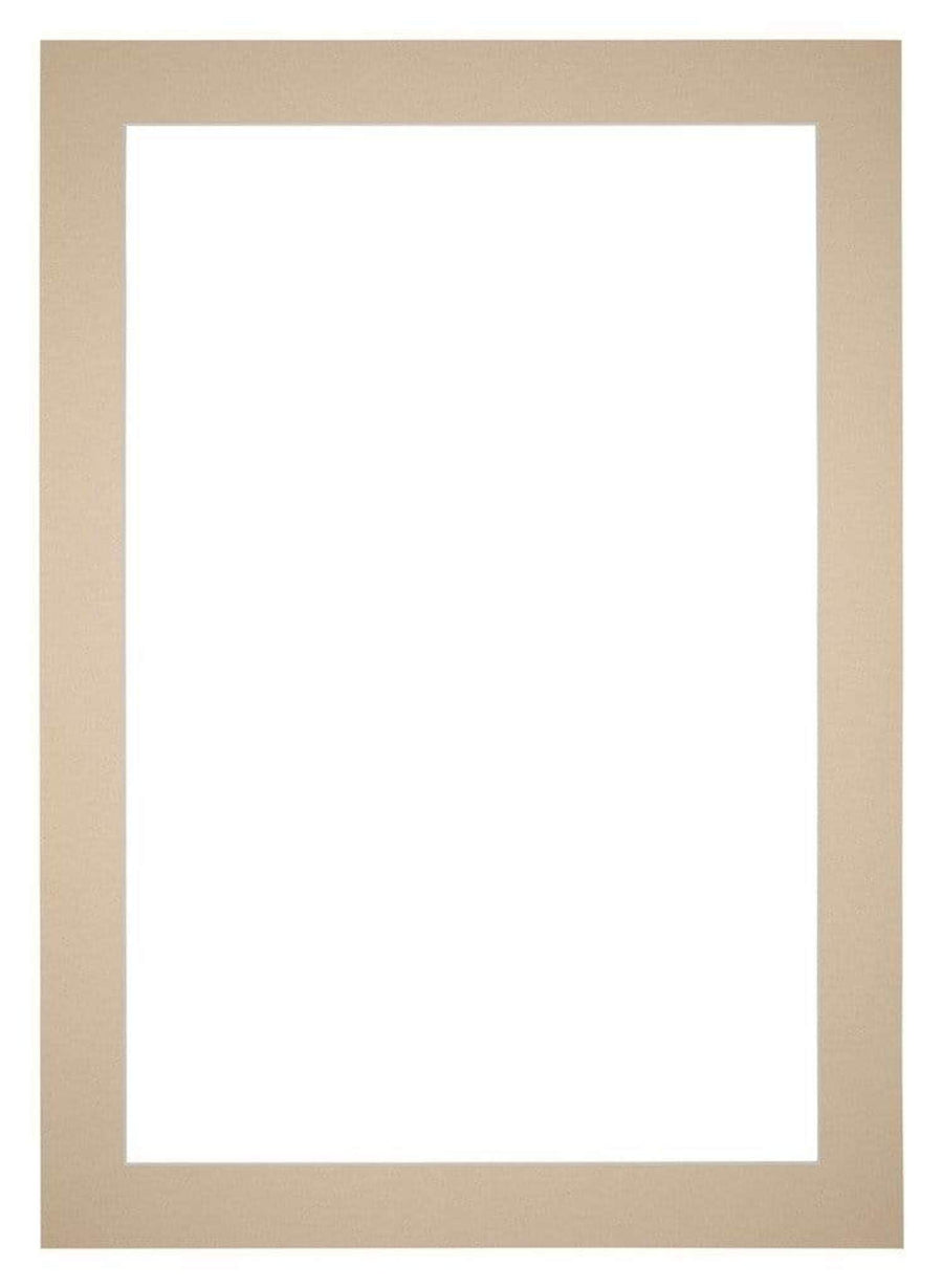 Passe Partout 60x84cm Carton Beige Edge 5cm Straight Front | Yourdecoration.com