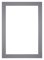 Passe Partout 60x84cm Carton Gray Edge 5cm Straight Front | Yourdecoration.com