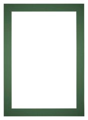 Passe Partout 60x84cm Carton Green Forest Edge 5cm Straight Front | Yourdecoration.com