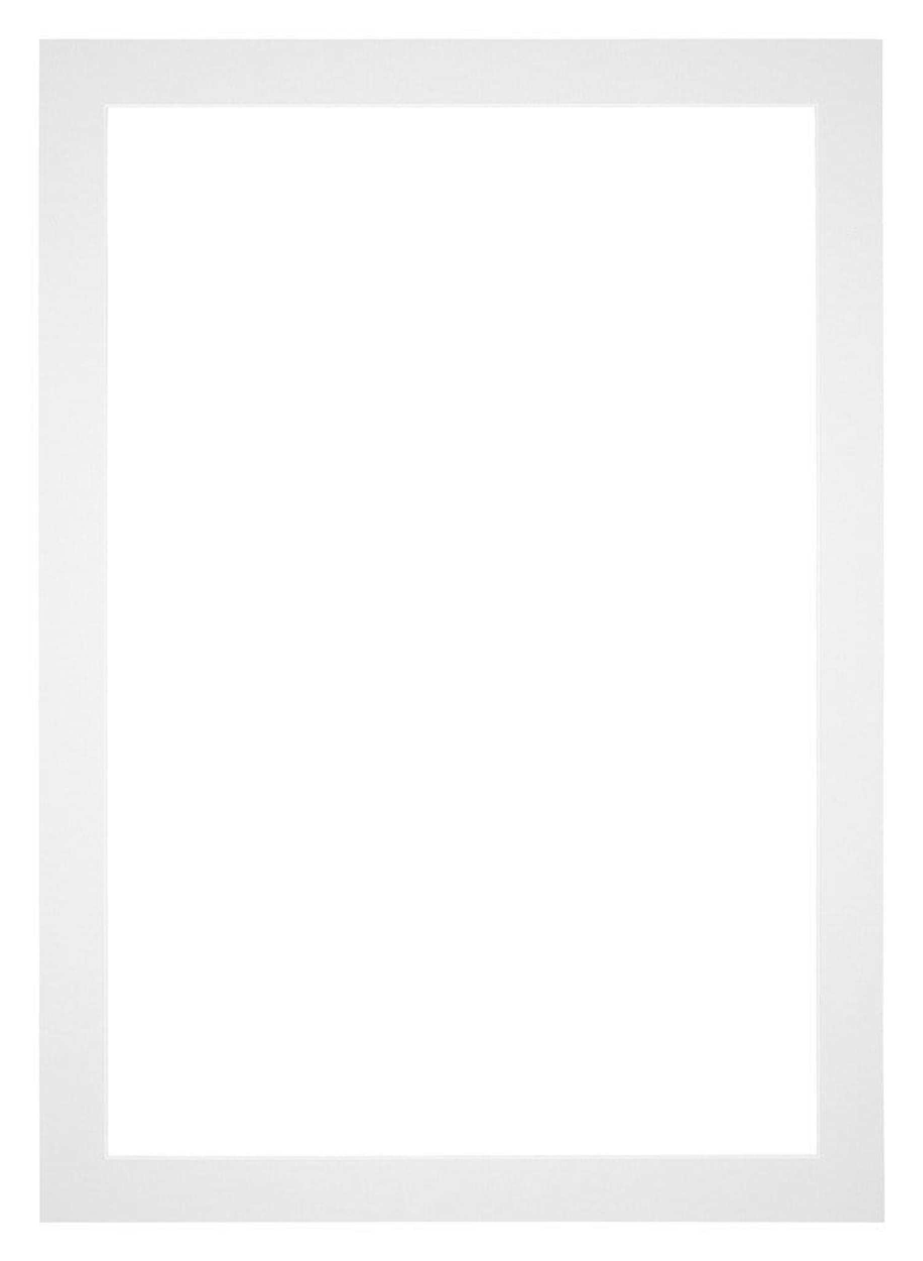 Passe Partout 60x84cm Carton White Edge 4cm Straight Front | Yourdecoration.com
