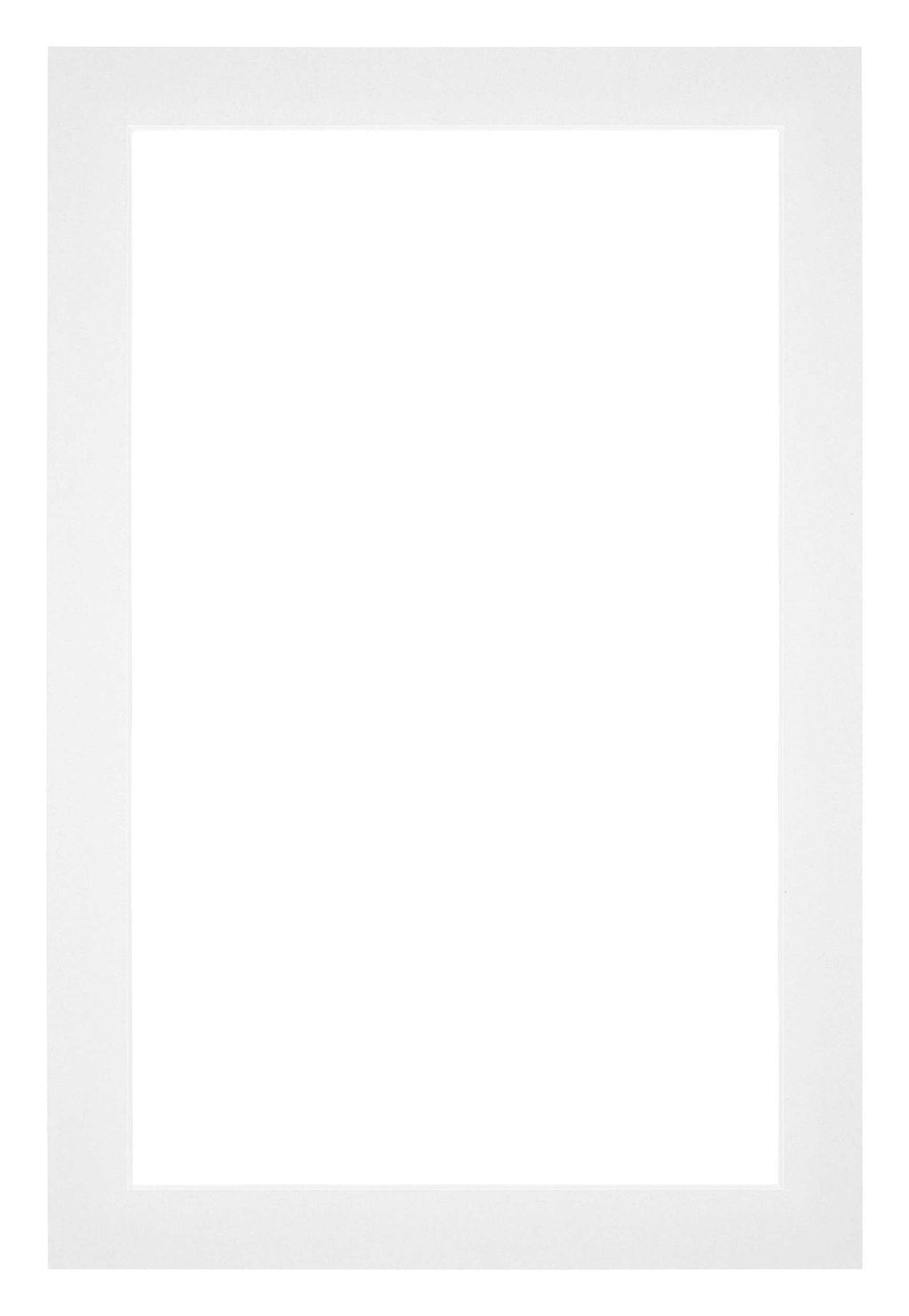 Passe Partout 60x90cm Carton White Edge 3cm Straight Front | Yourdecoration.com