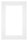 Passe Partout 60x90cm Carton White Edge 5cm Straight Front | Yourdecoration.com