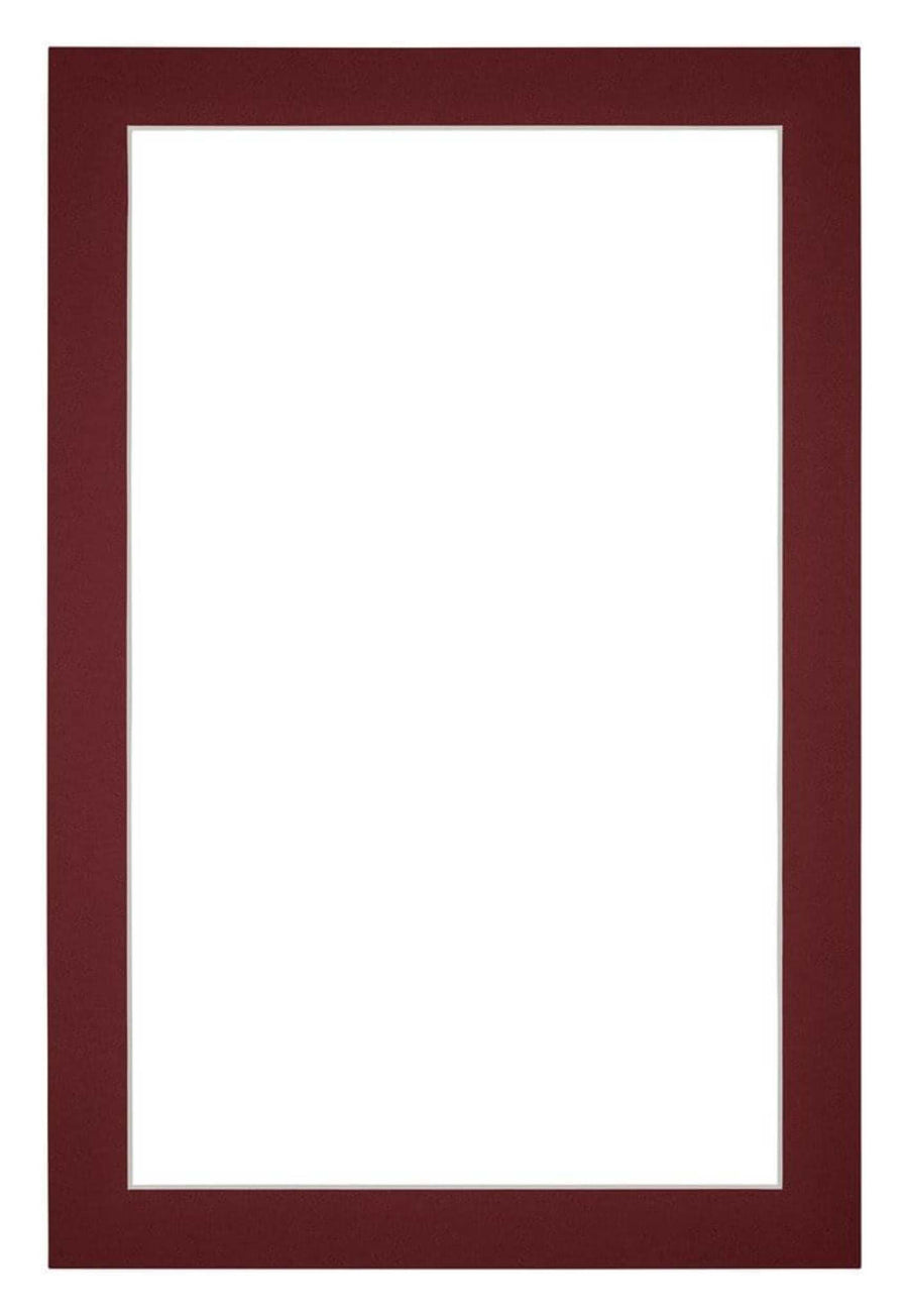 Passe Partout 60x90cm Carton Wine Red Edge 3cm Straight Front | Yourdecoration.com