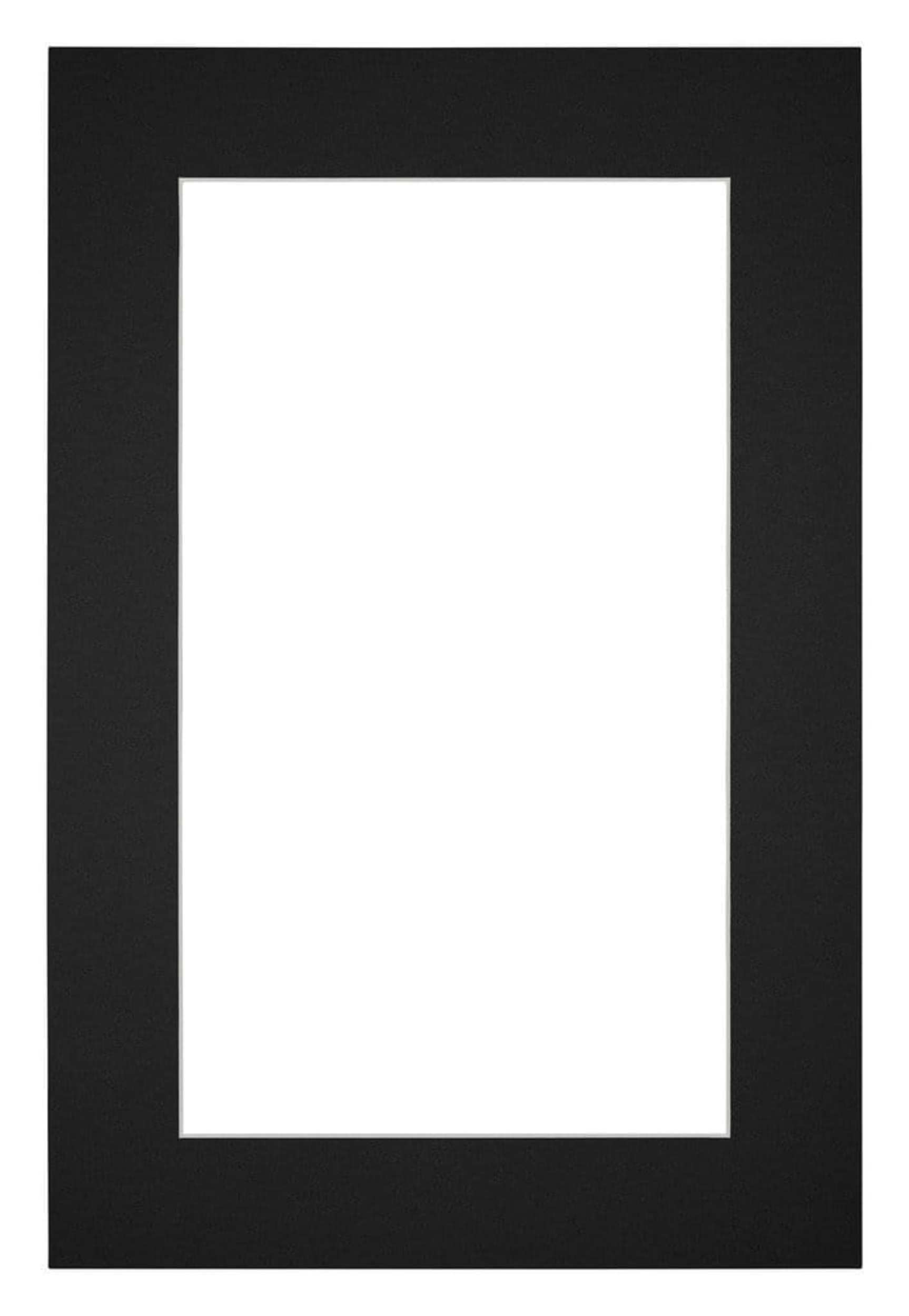 Passe Partout 61x915cm Carton Black Edge 5cm Straight Front | Yourdecoration.com
