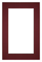 Passe Partout 61x915cm Carton Wine Red Edge 5cm Straight Front | Yourdecoration.com