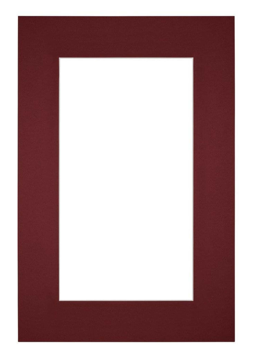 Passe Partout 61x915cm Carton Wine Red Edge 6cm Straight Front | Yourdecoration.com