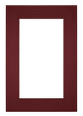 Passe Partout 61x915cm Carton Wine Red Edge 6cm Straight Front | Yourdecoration.com