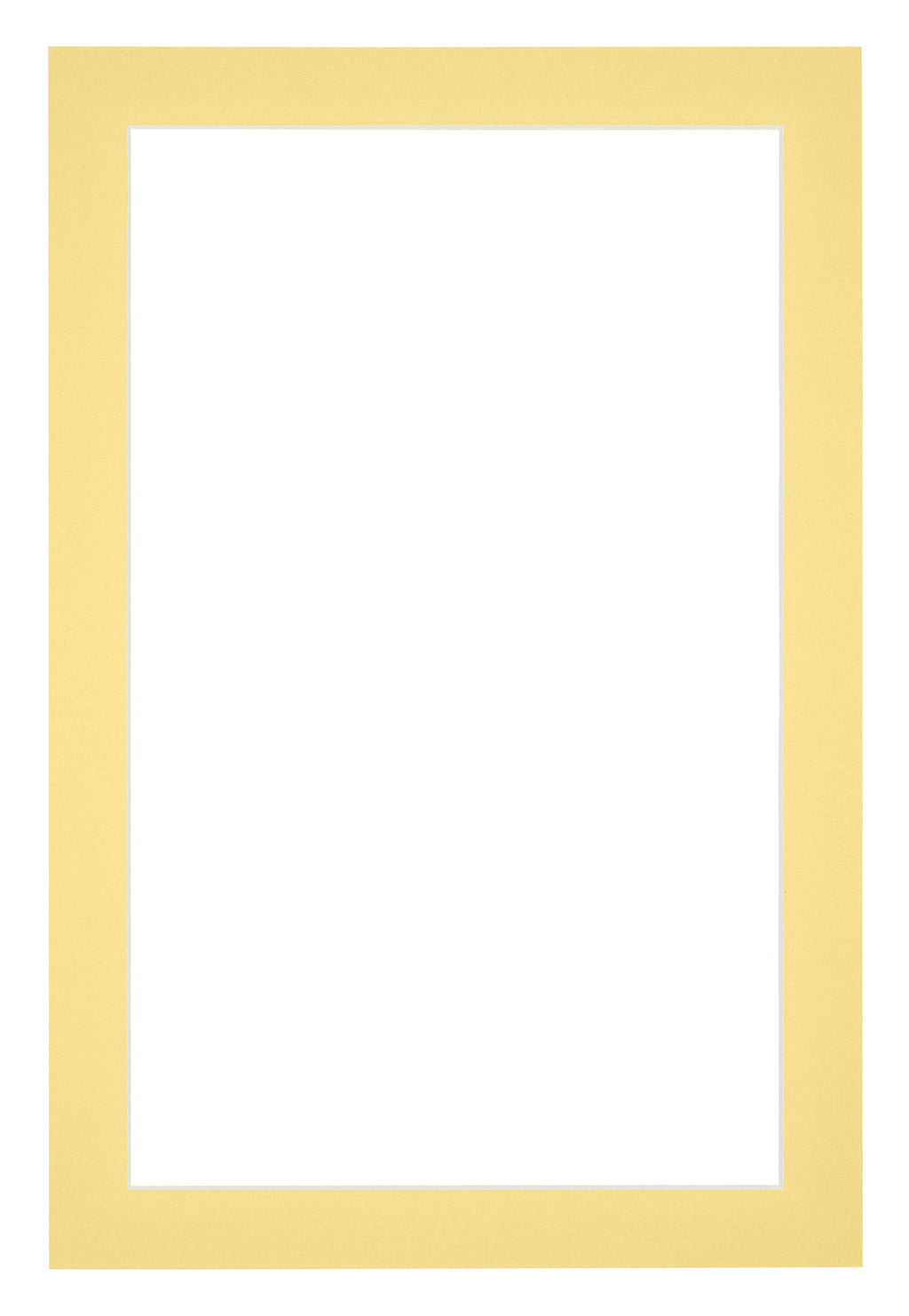 Passe Partout 61x915cm Carton Yellow Edge 3cm Straight Front | Yourdecoration.com