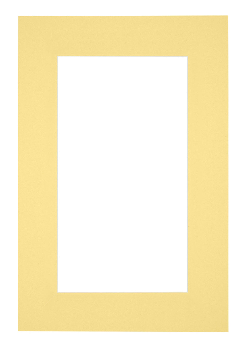 Passe Partout 61x915cm Carton Yellow Edge 6cm Straight Front | Yourdecoration.com
