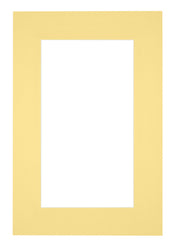 Passe Partout 61x915cm Carton Yellow Edge 6cm Straight Front | Yourdecoration.com