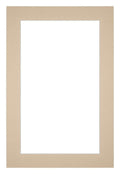 Passe Partout 62x93cm Carton Beige Edge 4cm Straight Front | Yourdecoration.com
