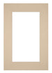 Passe Partout 62x93cm Carton Beige Edge 6cm Straight Front | Yourdecoration.com