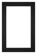 Passe Partout 62x93cm Carton Black Edge 4cm Straight Front | Yourdecoration.com