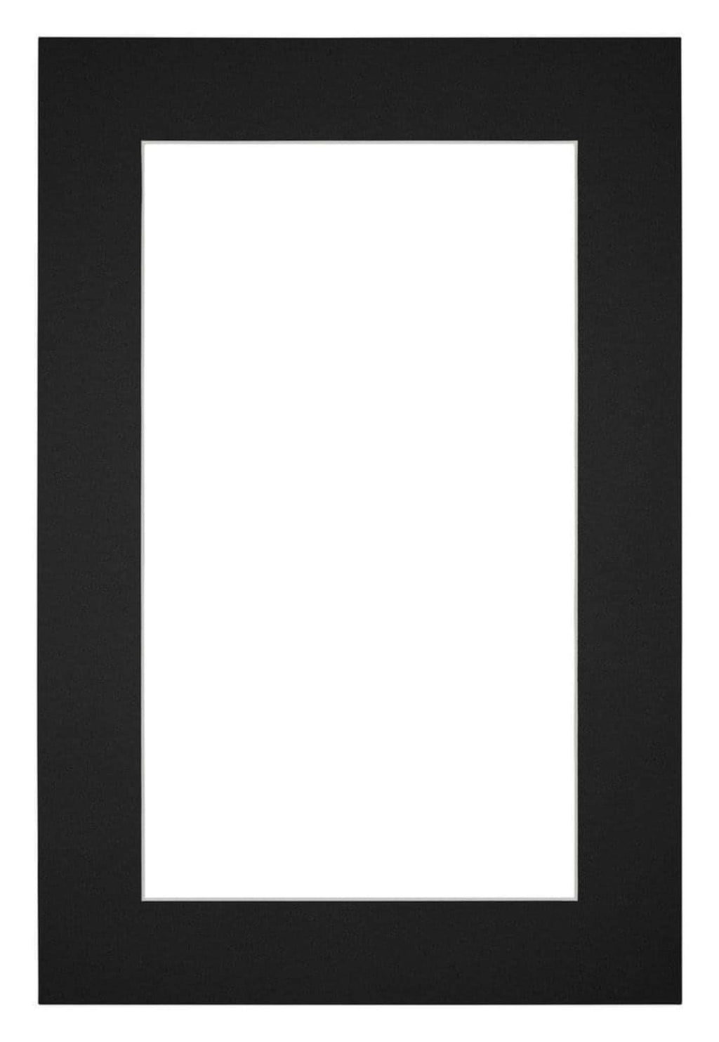 Passe Partout 62x93cm Carton Black Edge 5cm Straight Front | Yourdecoration.com