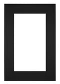 Passe Partout 62x93cm Carton Black Edge 6cm Straight Front | Yourdecoration.com