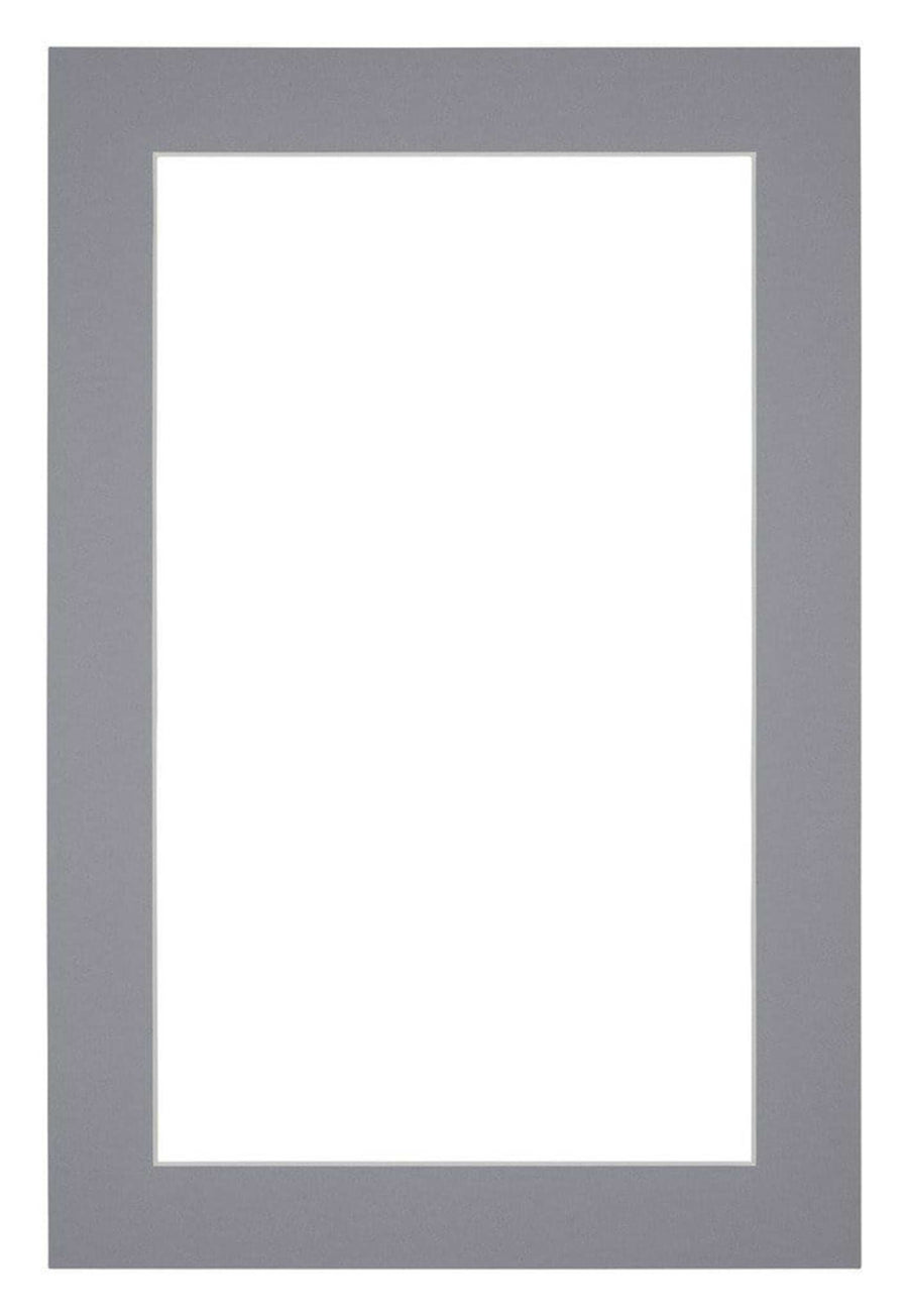 Passe Partout 62x93cm Carton Gray Edge 4cm Straight Front | Yourdecoration.com