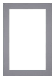 Passe Partout 62x93cm Carton Gray Edge 4cm Straight Front | Yourdecoration.com