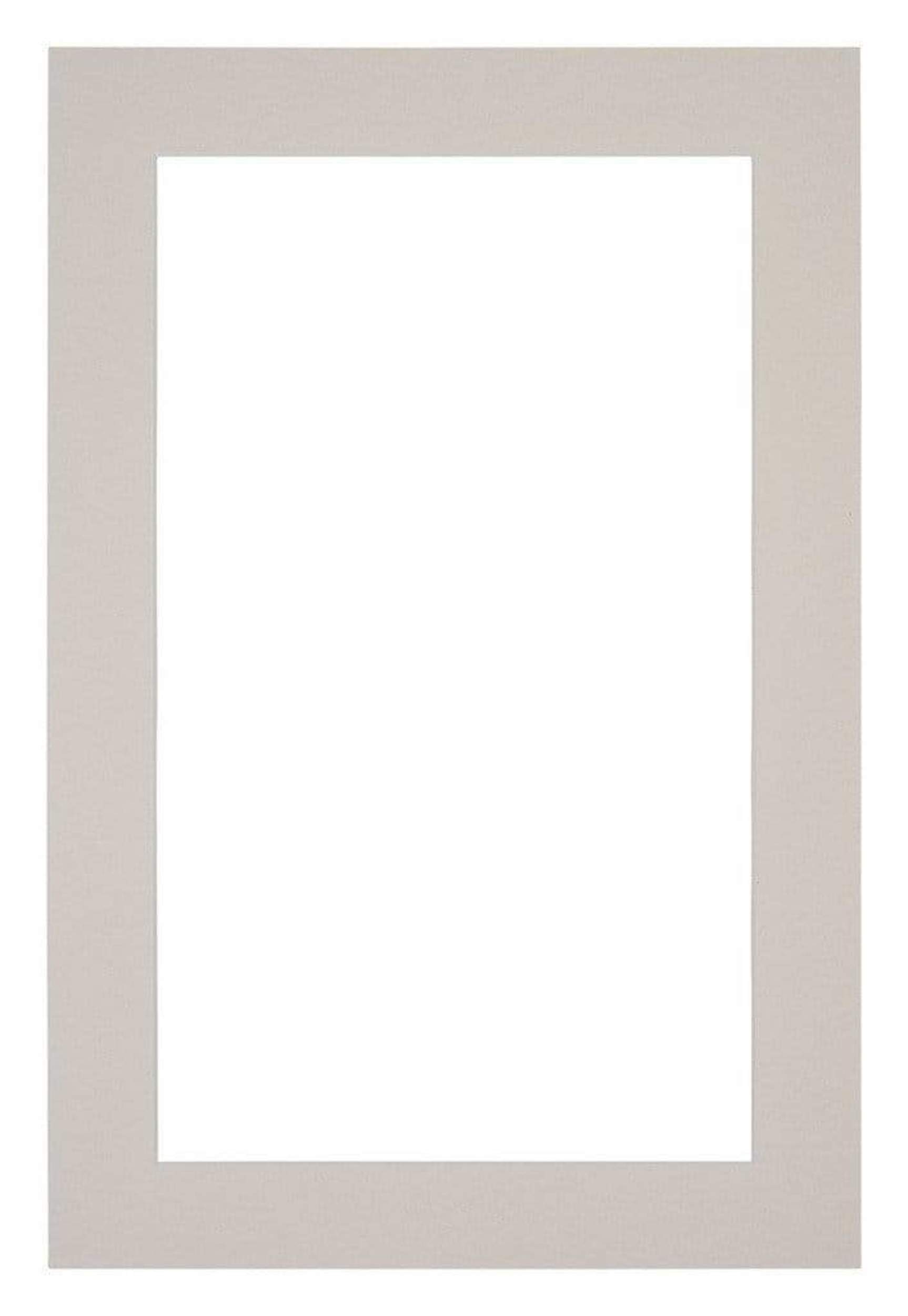 Passe Partout 62x93cm Carton Gray Gray Edge 4cm Straight Front | Yourdecoration.com