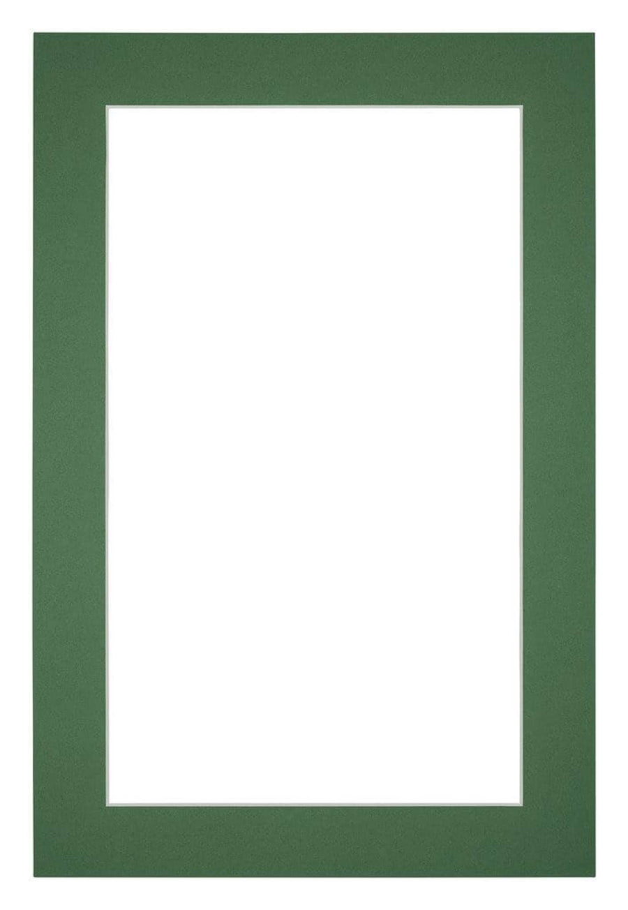 Passe Partout 62x93cm Carton Green Forest Edge 4cm Straight Front | Yourdecoration.com