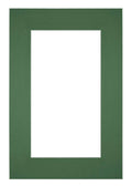 Passe Partout 62x93cm Carton Green Forest Edge 6cm Straight Front | Yourdecoration.com